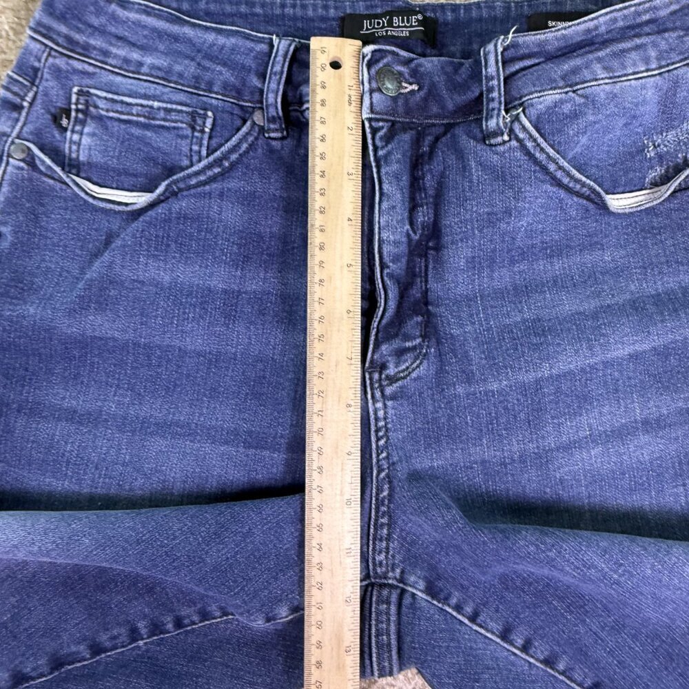 Judy Blue Los Angeles Skinny Fit Jeans Womens Size 18W Blue Denim 32x26 F131 - Picture 11 of 14